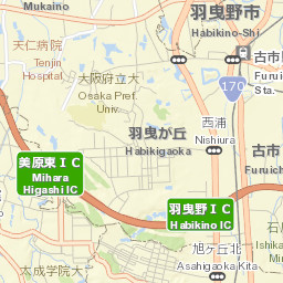 Habikino-shi Street Map
