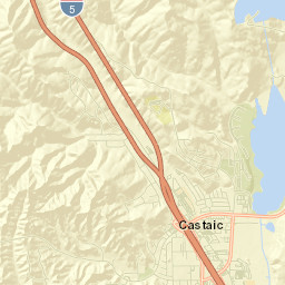 Castaic Street Map