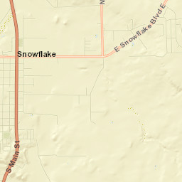 Snowflake Street Map