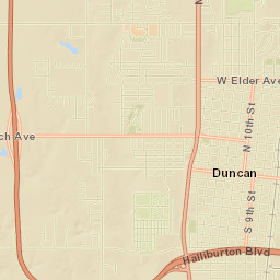 Duncan Street Map