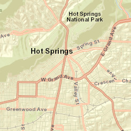 201-299 AR-7 Hot Springs AR 71901 Street Map
