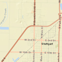 1105-1109 Crockett Street, Stuttgart, AR Street Map