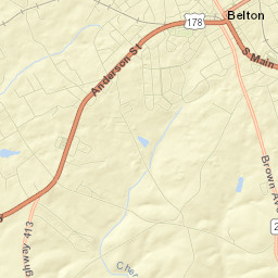 Belton Street Map