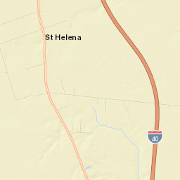 Pender County Street Map