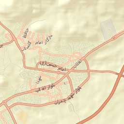 Kangavar Street Map