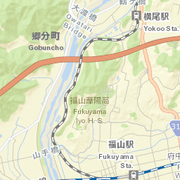 Fukuyama Shi Street Map