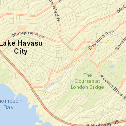 Lake Havasu City Street Map