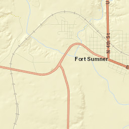 Fort Sumner Street Map