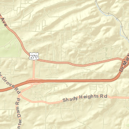 200-202 Whispering Hill St Hot Springs AR Street Map