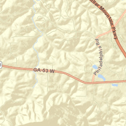 Pickens County Street Map