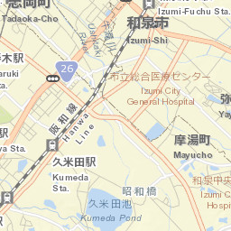 Izumi Street Map