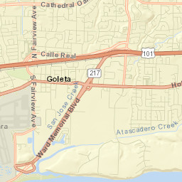 Goleta Street Map