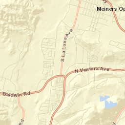 Meiners Oaks Street Map