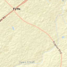 Fyffe Street Map