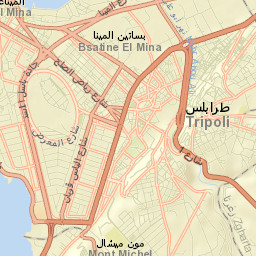 Tripoli Street Map