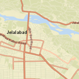 Jalālābād Street Map