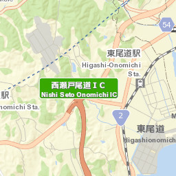Onomichi Street Map