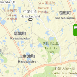 Kishiwada Shi Street Map