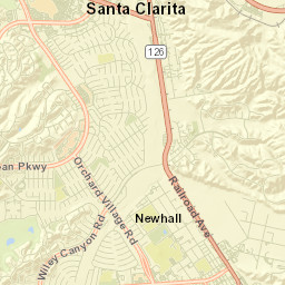 Santa Clarita Street Map