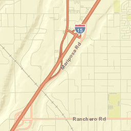 Oak Hills Street Map
