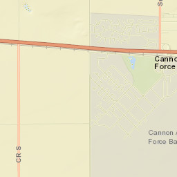 Cannon Air Force Base Street Map