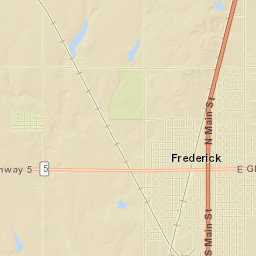 Frederick Street Map