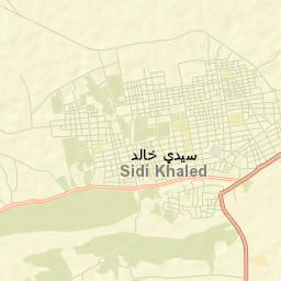 Sidi Khaled Street Map