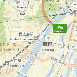 Hiroshima Street Map