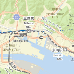 Mihara Street Map
