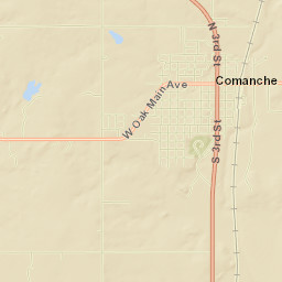 Comanche Street Map