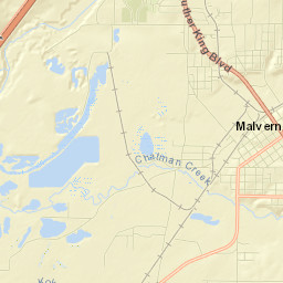 3462-3914 Grigsby Ford Rd Malvern Street Map