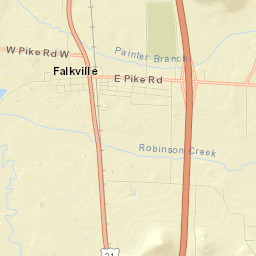 Falkville Street Map
