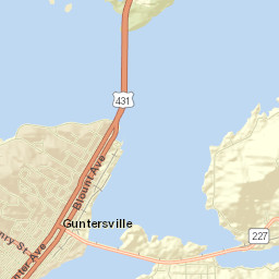 Guntersville Street Map