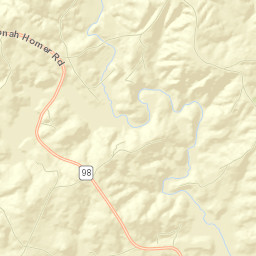 Banks County Street Map