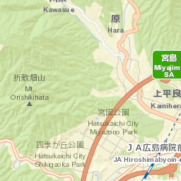 Hatsukaichi-shi Street Map