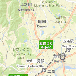 Gojō-shi Street Map