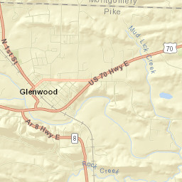 Glenwood Street Map