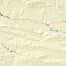 Hot Spring County Street Map