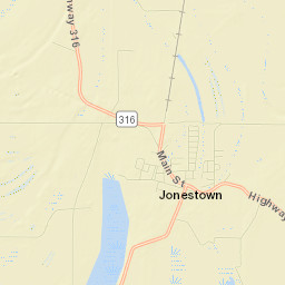 Jonestown Street Map