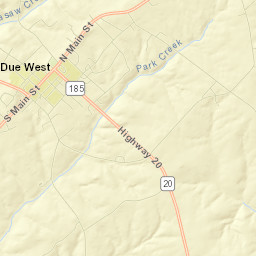 Due West Street Map