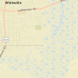 Whiteville Street Map