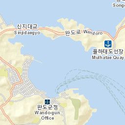 Wando-gun Street Map