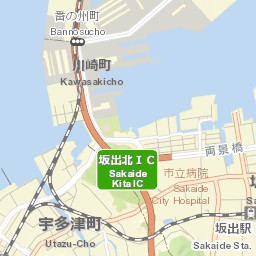 Sakaidechō Street Map