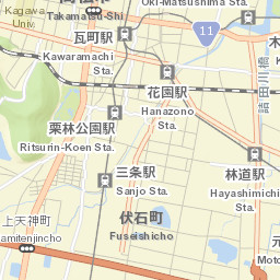 Takamatsu Street Map