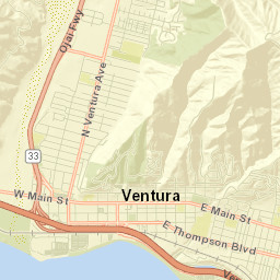 Ventura Street Map