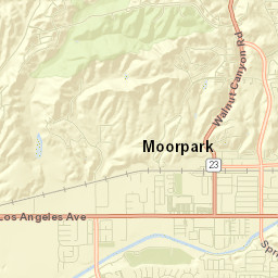 Moorpark Street Map