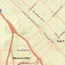 San Fernando Street Map
