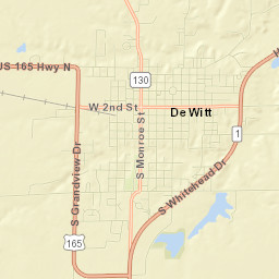 De Witt Street Map