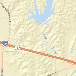 Lee County Street Map