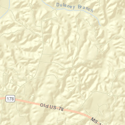 Itawamba County Street Map